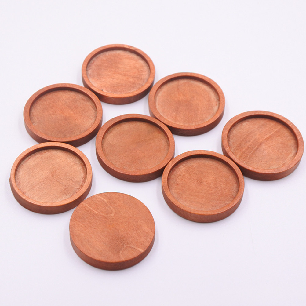 20Pcs Round Wood Jewelry Trays - đánh giá và giá Resin Crafts Diy