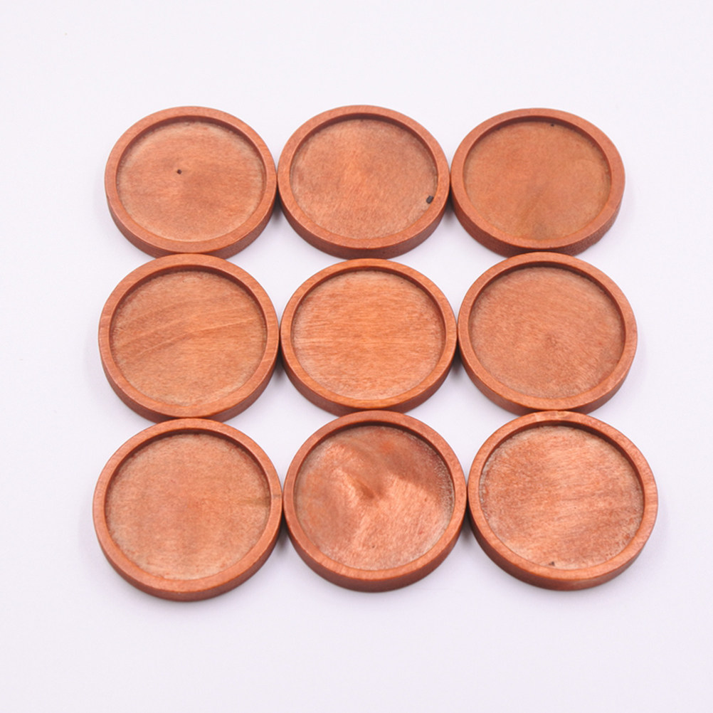 20Pcs Round Wood Jewelry Trays - đánh giá và giá Resin Crafts Diy