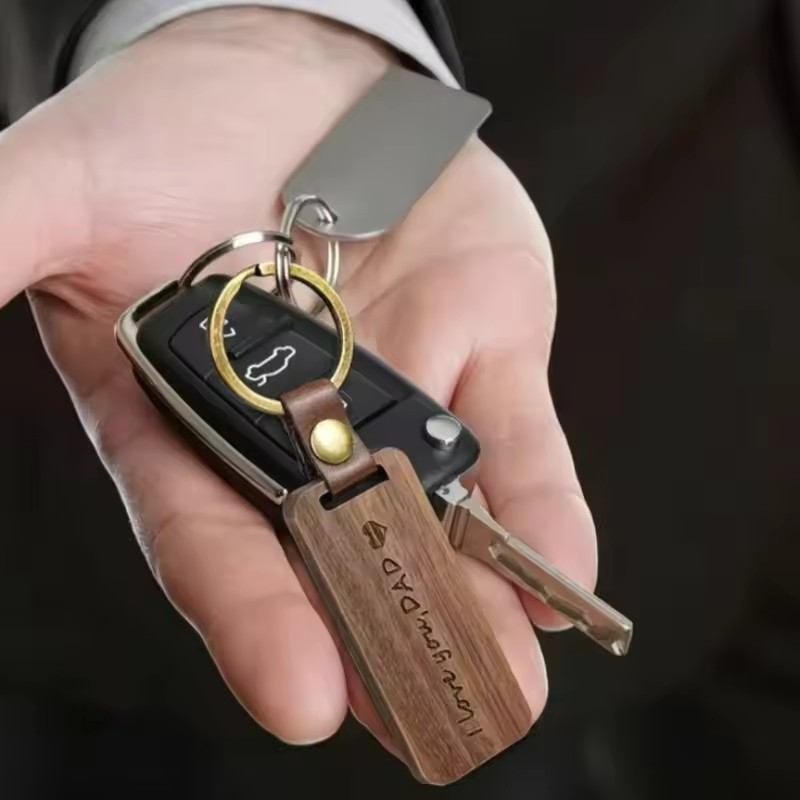 Wooden Keychain Blank Engravab - đánh giá và giá Wood Ring Blank
