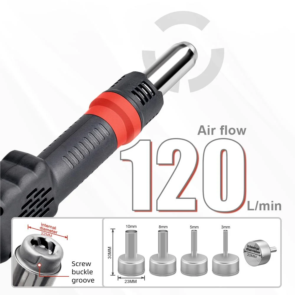 JCD Micro Hot Air Gun 8208 750 - đánh giá và giá Heat Gun Small