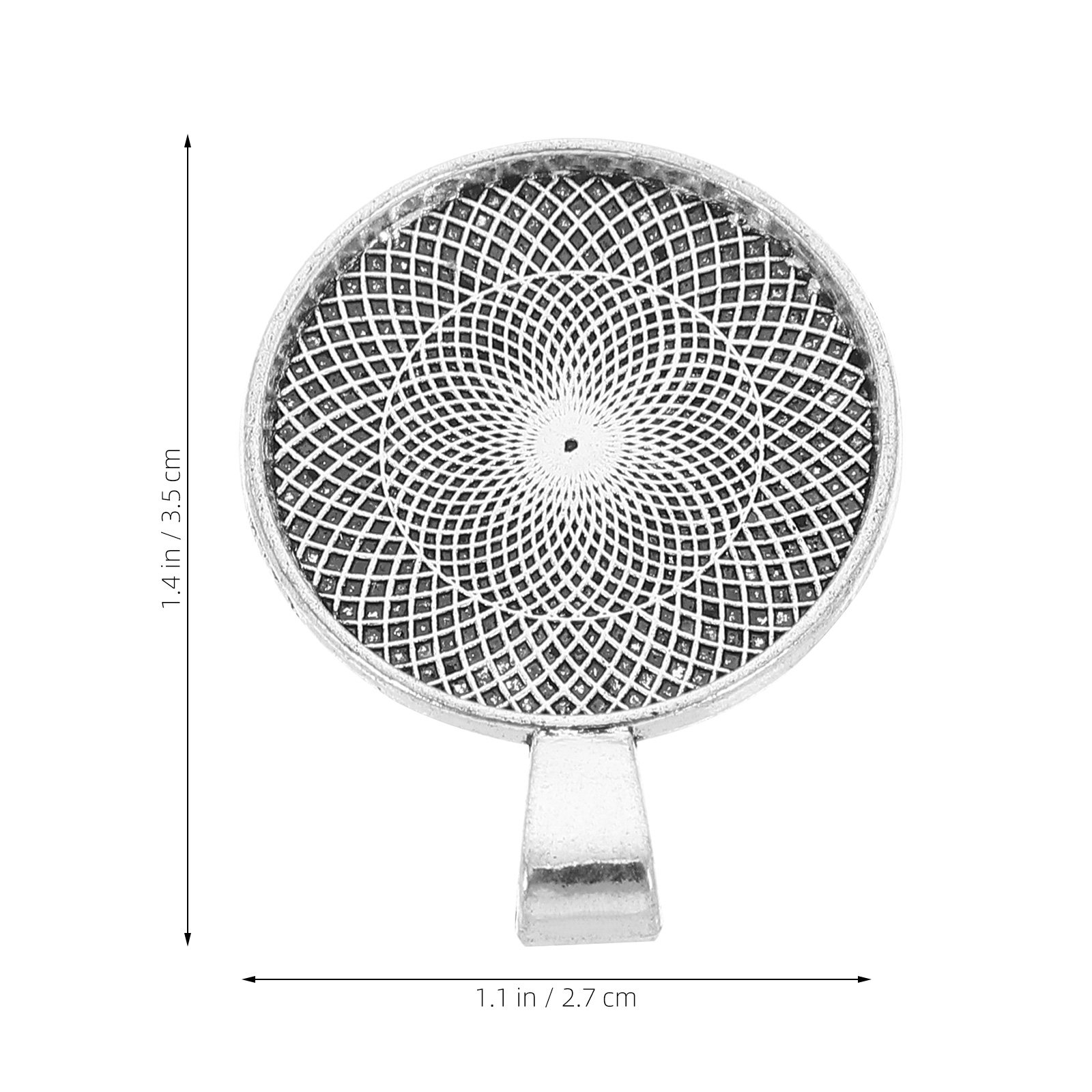 40Pcs Round Pendant Bezel Flat - đánh giá và giá Bezels Set Pendant