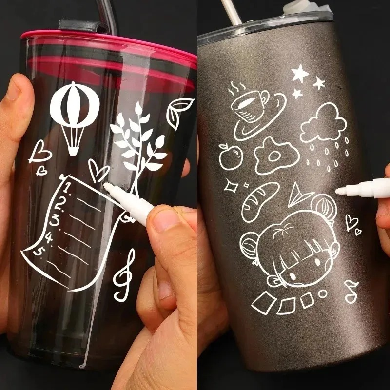 5-50PCS White Liquid Chalk Pen - đánh giá và giá Copic Marker Sketch