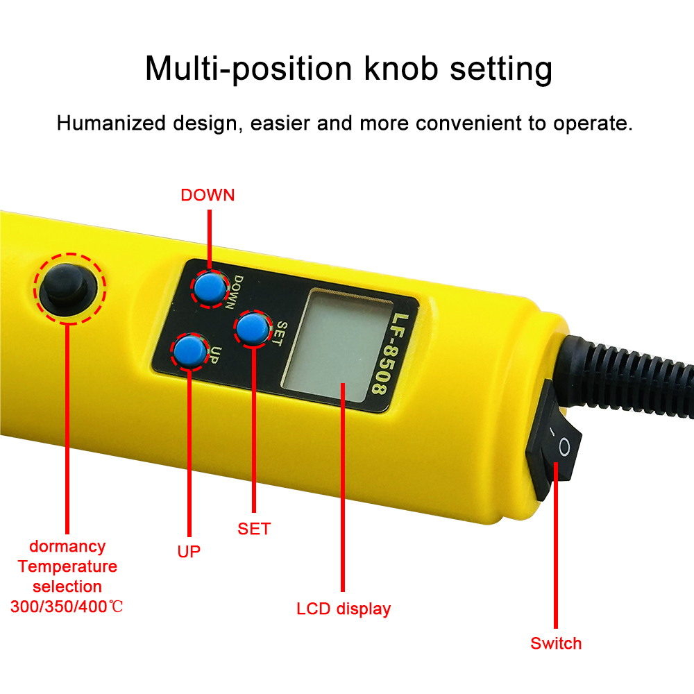LCD Digital Heat Hot Air Gun D - đánh giá và giá Heat Gun Small