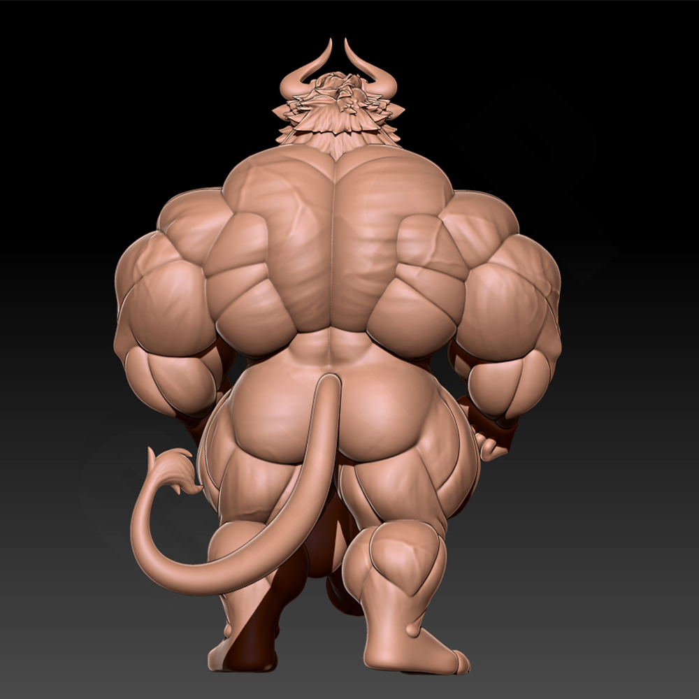 Hunky Fitness Muscle Bull 1/24 - đánh giá và giá Resin Craft Ideas