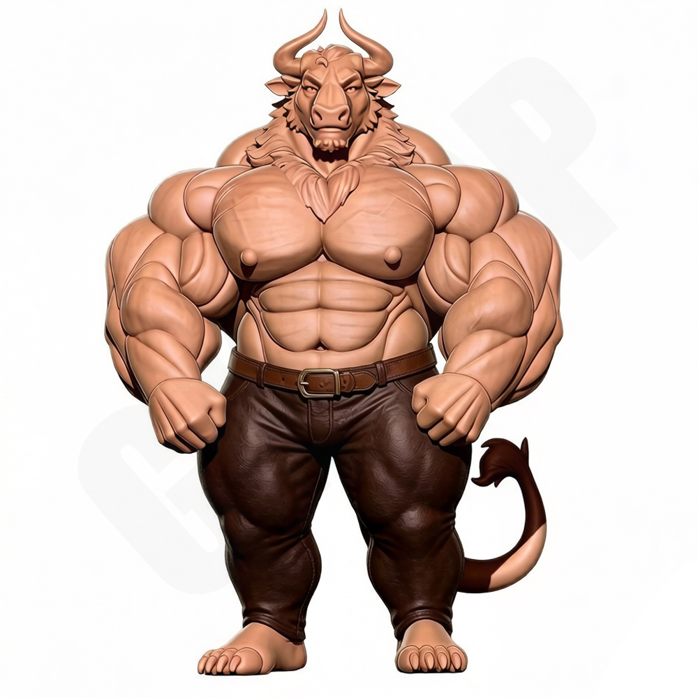 Hunky Fitness Muscle Bull 1/24 - đánh giá và giá Resin Craft Ideas