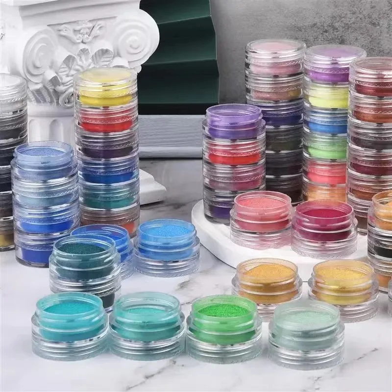 6Pcs Aurora Pearlescent Glitte - đánh giá và giá Resin Glitter Pack
