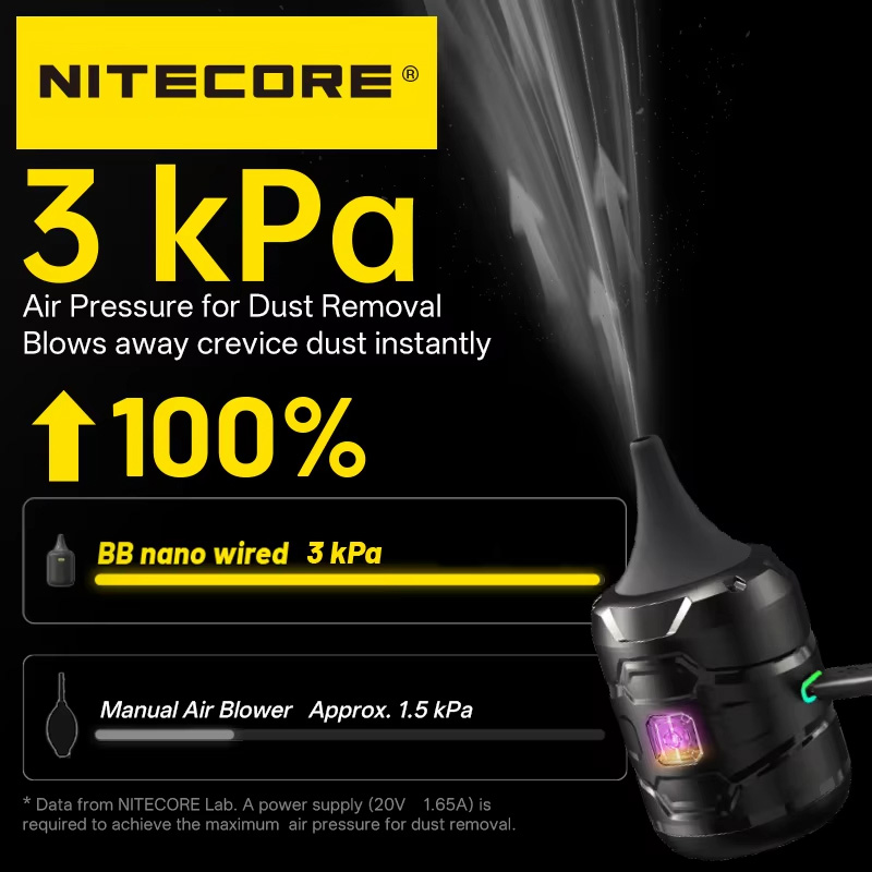 NITECORE BB nano Wired Portabl - đánh giá và giá Vacuum Chamber Small