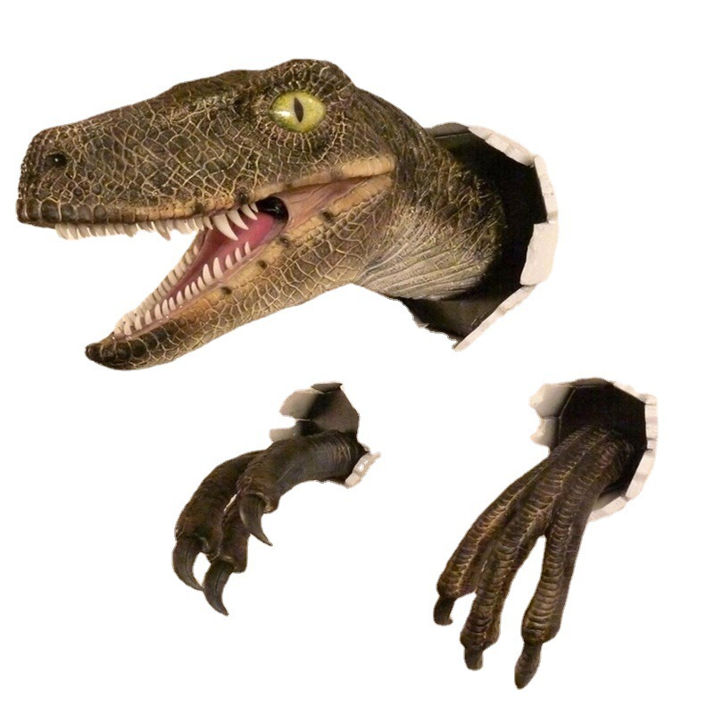 Dinosaur Ornaments Broken Wall - đánh giá và giá Resin Craft Ideas